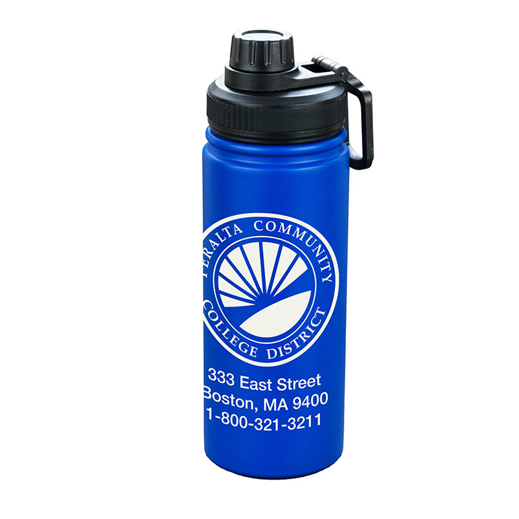 "HANA" 19 oz Powder Coated Double Wall Stainless Steel Tumbler With a Sport Lid 1