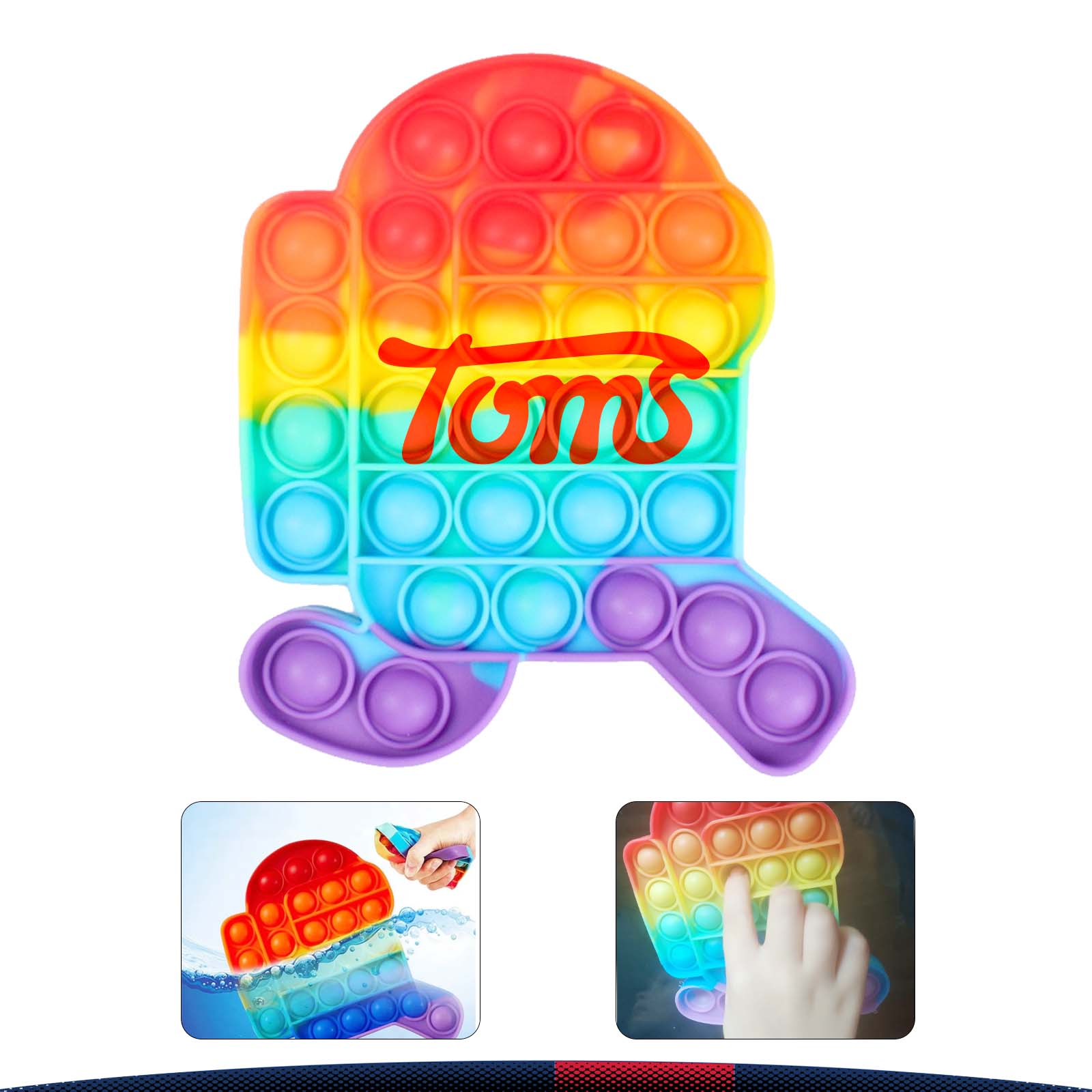 Alena Rainbow Bubble Fidget Toy 2