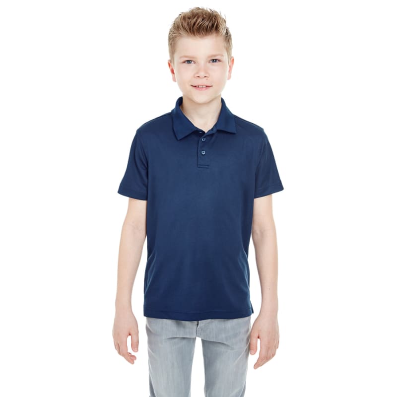 UltraClub Youth Cool & Dry Mesh Piqué Polo 2