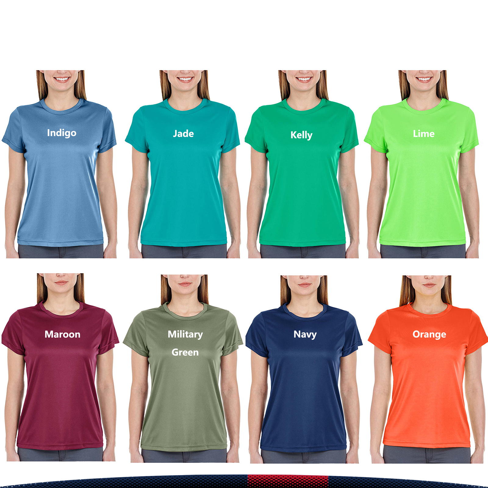 UltraClub® 4 oz. Ladies' Sports T-Shirts 3