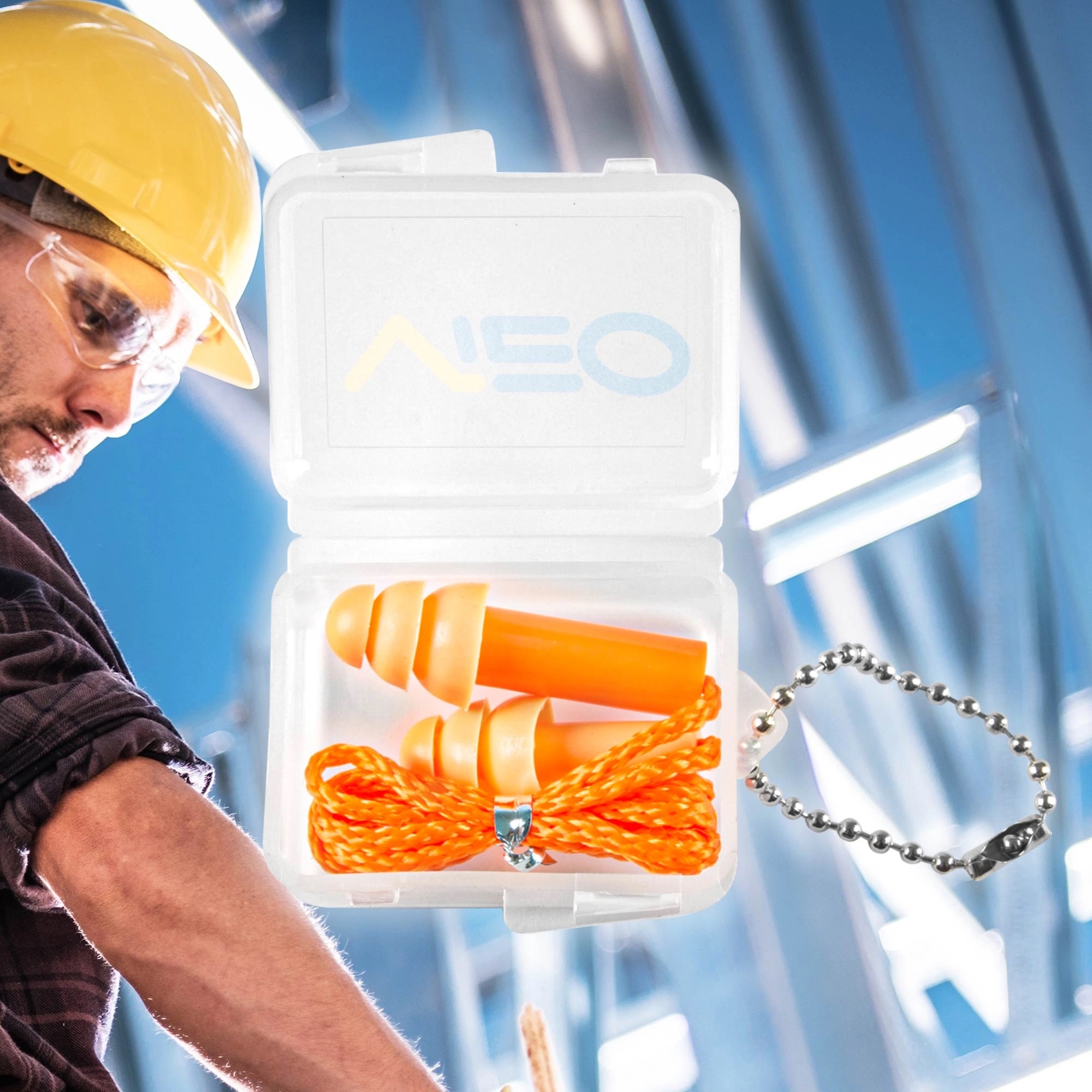 Silicone Ear plugs with String