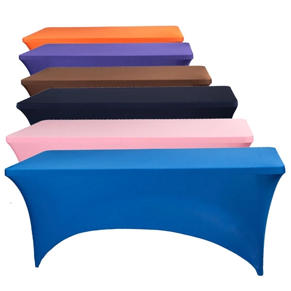 6ft Rectangular Stretch Spandex Tablecloth 9