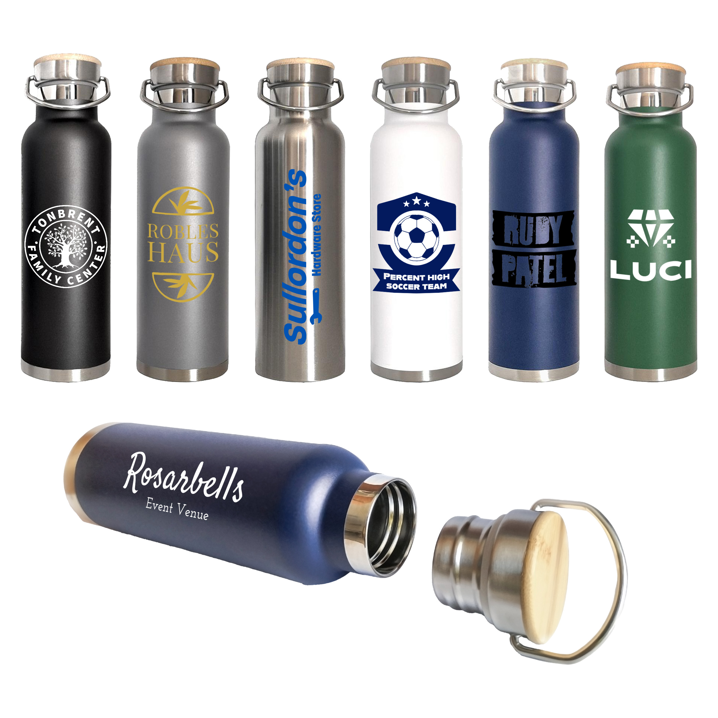 20 Oz. Double Walled Stainless Steel Vacuum Insulated Sport Water Bottle 1