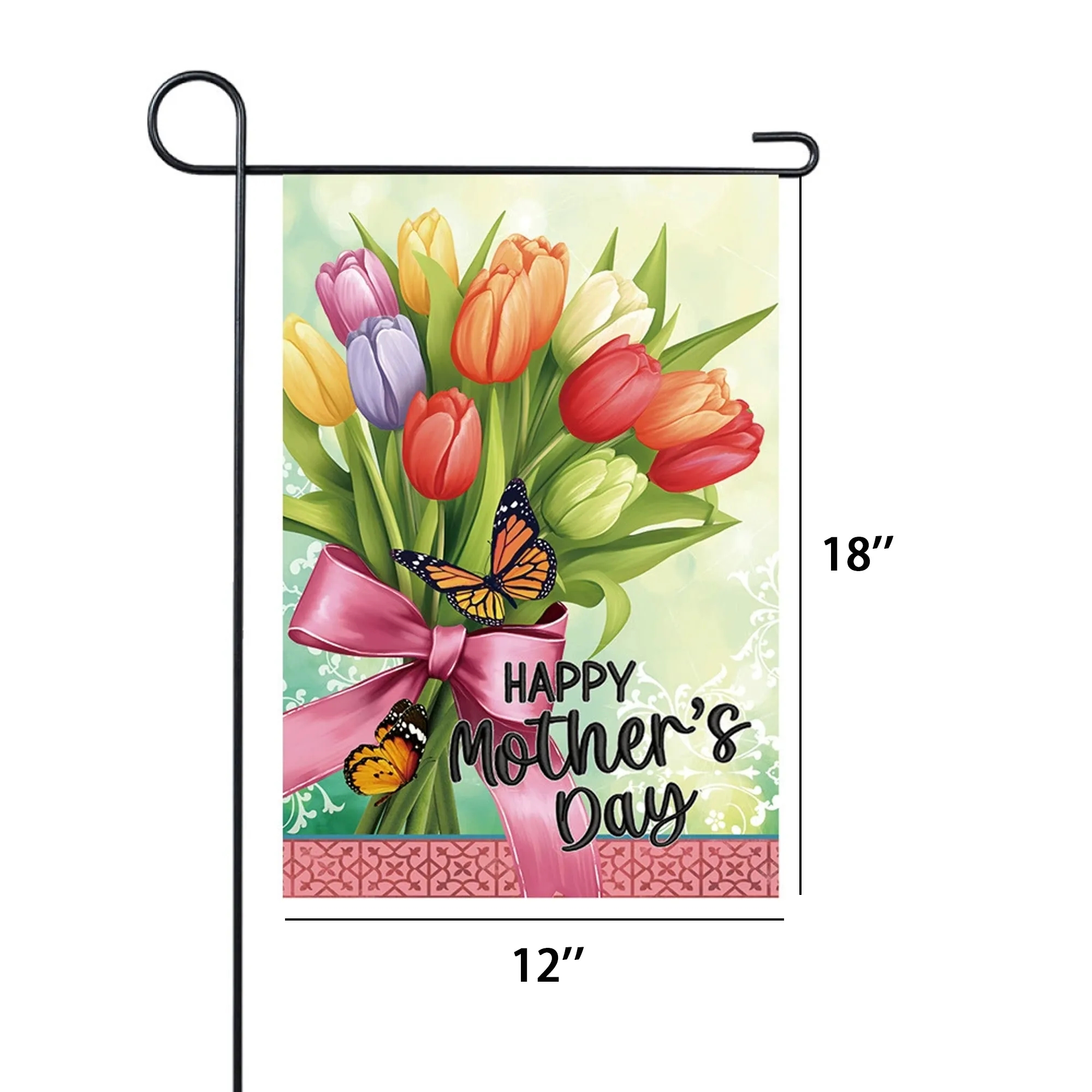 Customized 12"x18" Double-Sided Garden Banner (MOQ 50) 6
