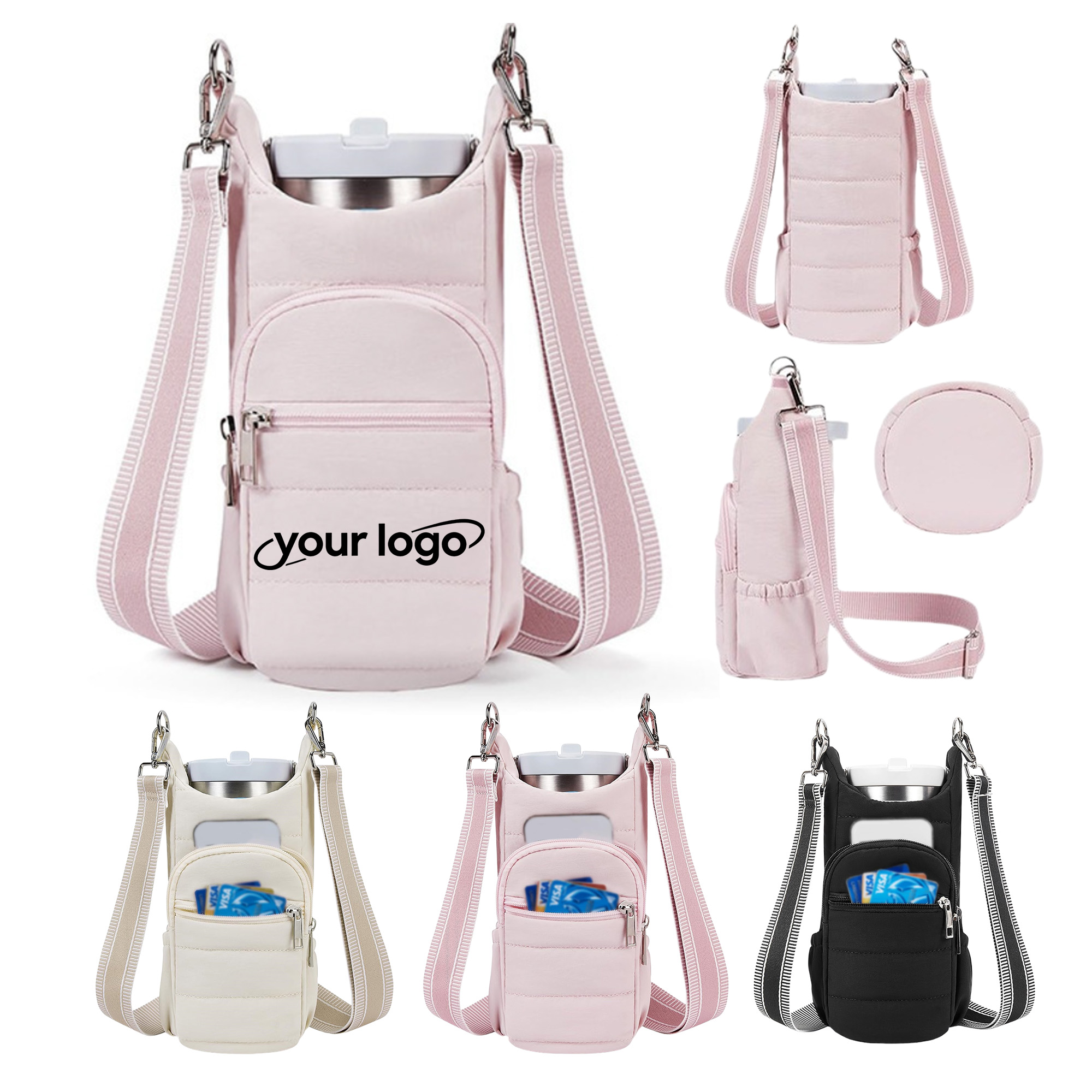 Foldable Crossbody Water Bottle Bag 2