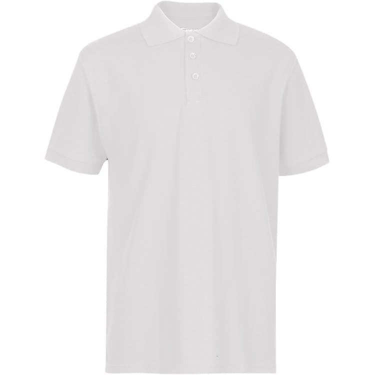 Youth Polo Shirts - White Size 7/8 (S) 2