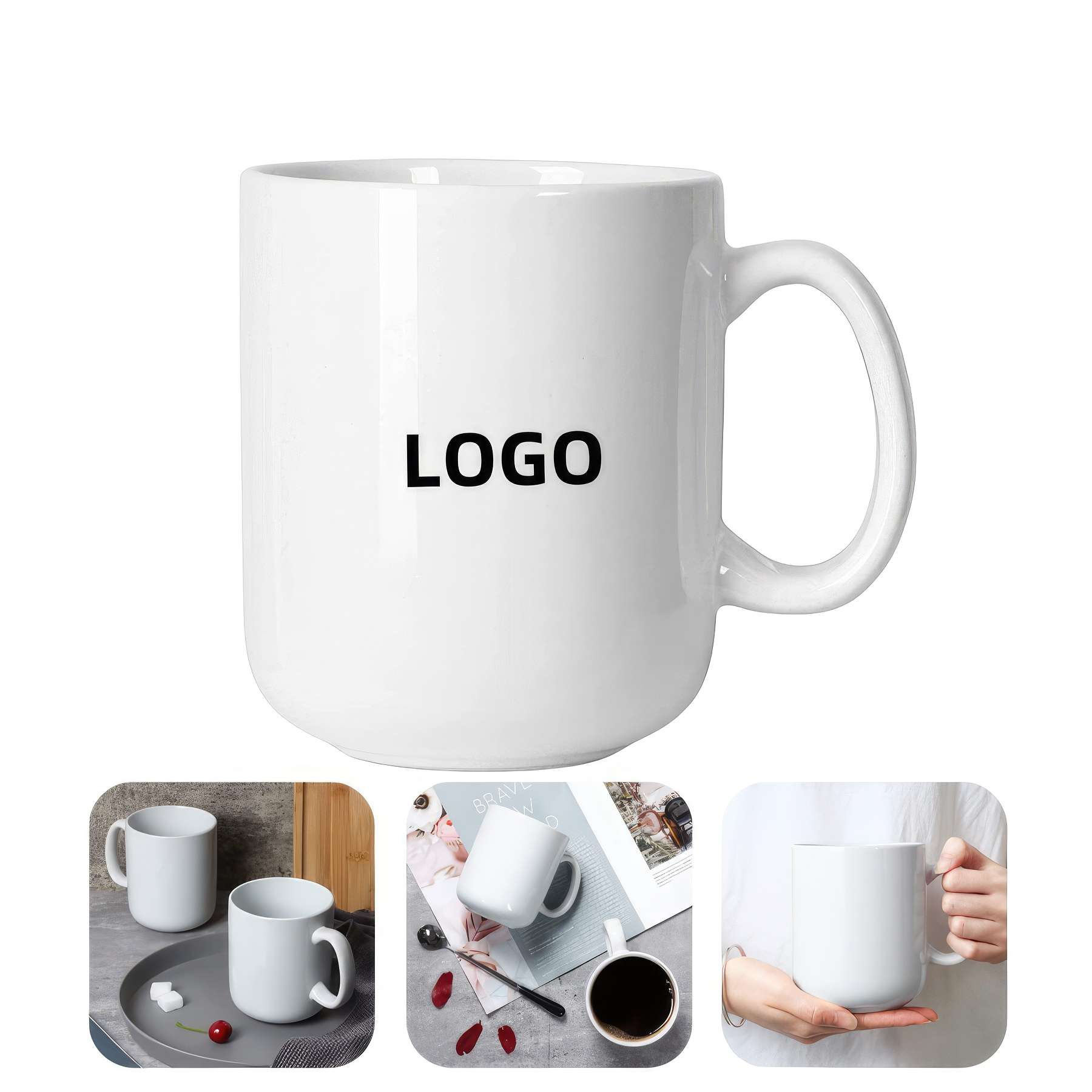 Ceramic Drinking Cups for Coffee or Tea 1