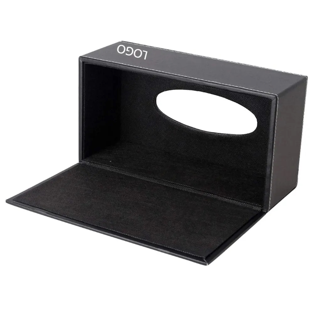 Black Rectangle Tissue Box Cover 4