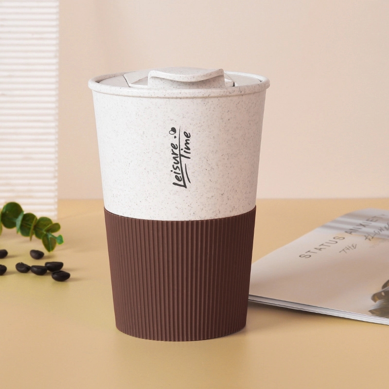 Custom 13.6 oz Wheat Fiber Coffee Travel Tumbler 7