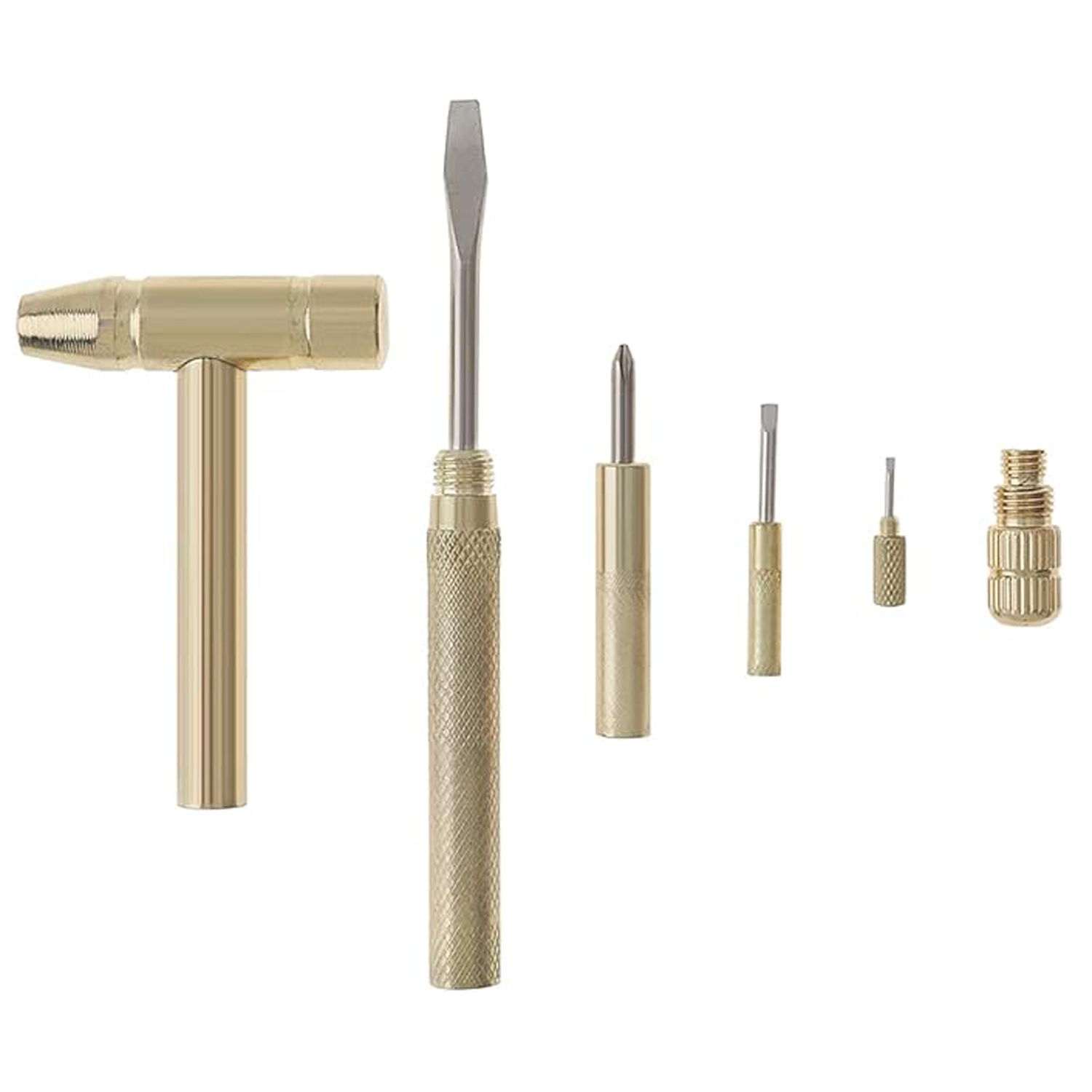 6-In-1 Mini Brass Multifunction Hammer 3