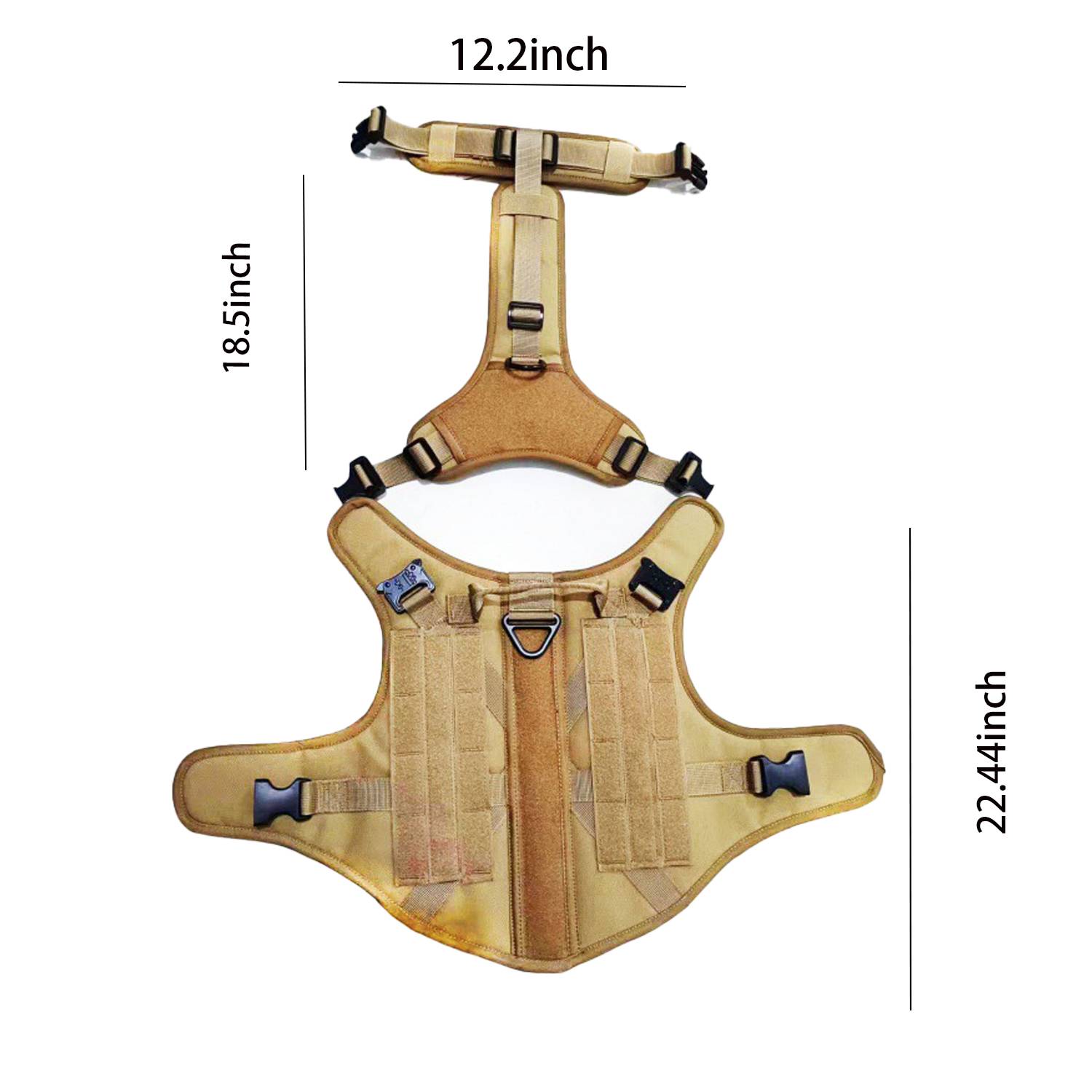 Explosion Proof Charging Tactical Dog Vest 5