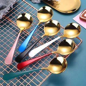 8.26 Inch Dual Color Gold Spoon 10