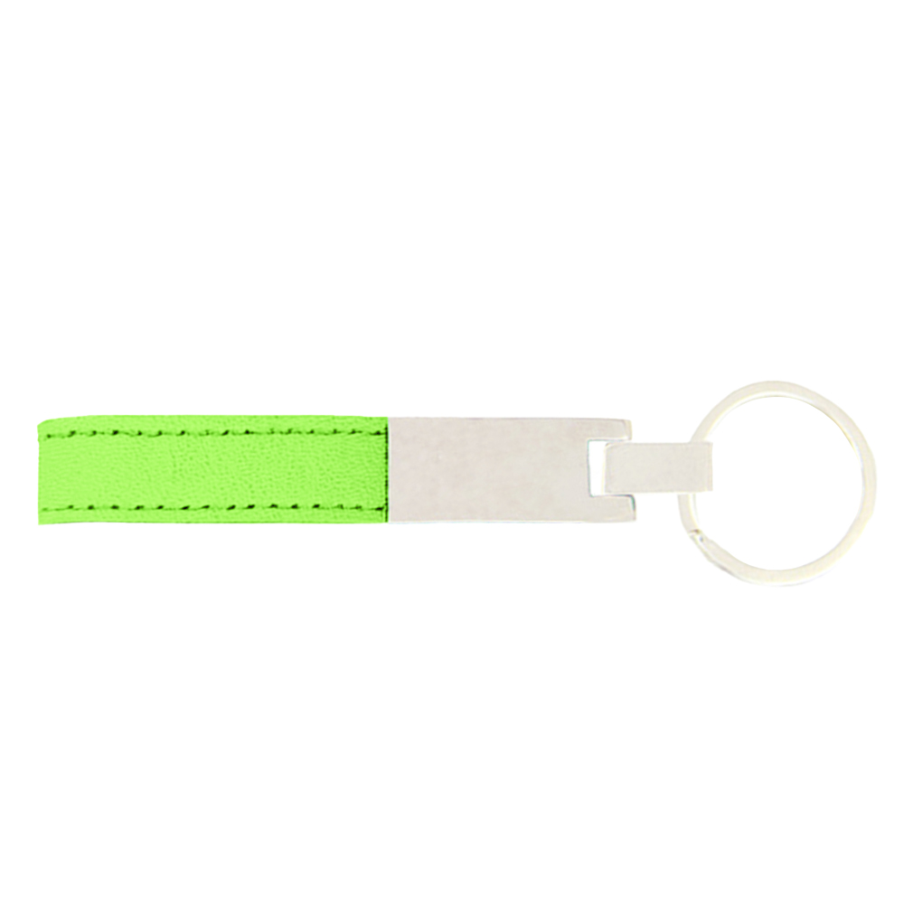 Staple Leather Strap Chrome Keychain 9