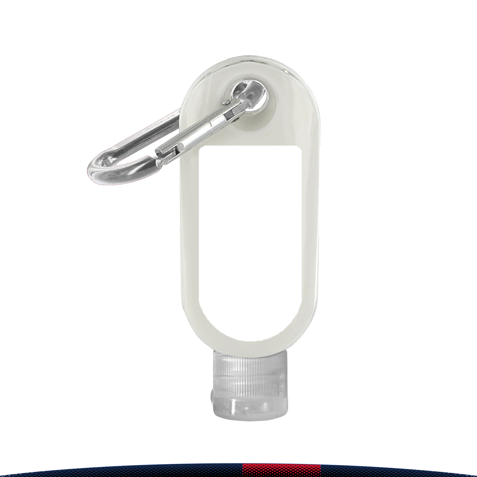 1.9 oz. Seth Clear Bottle SPF 30 Sunscreen with Carabiner 10