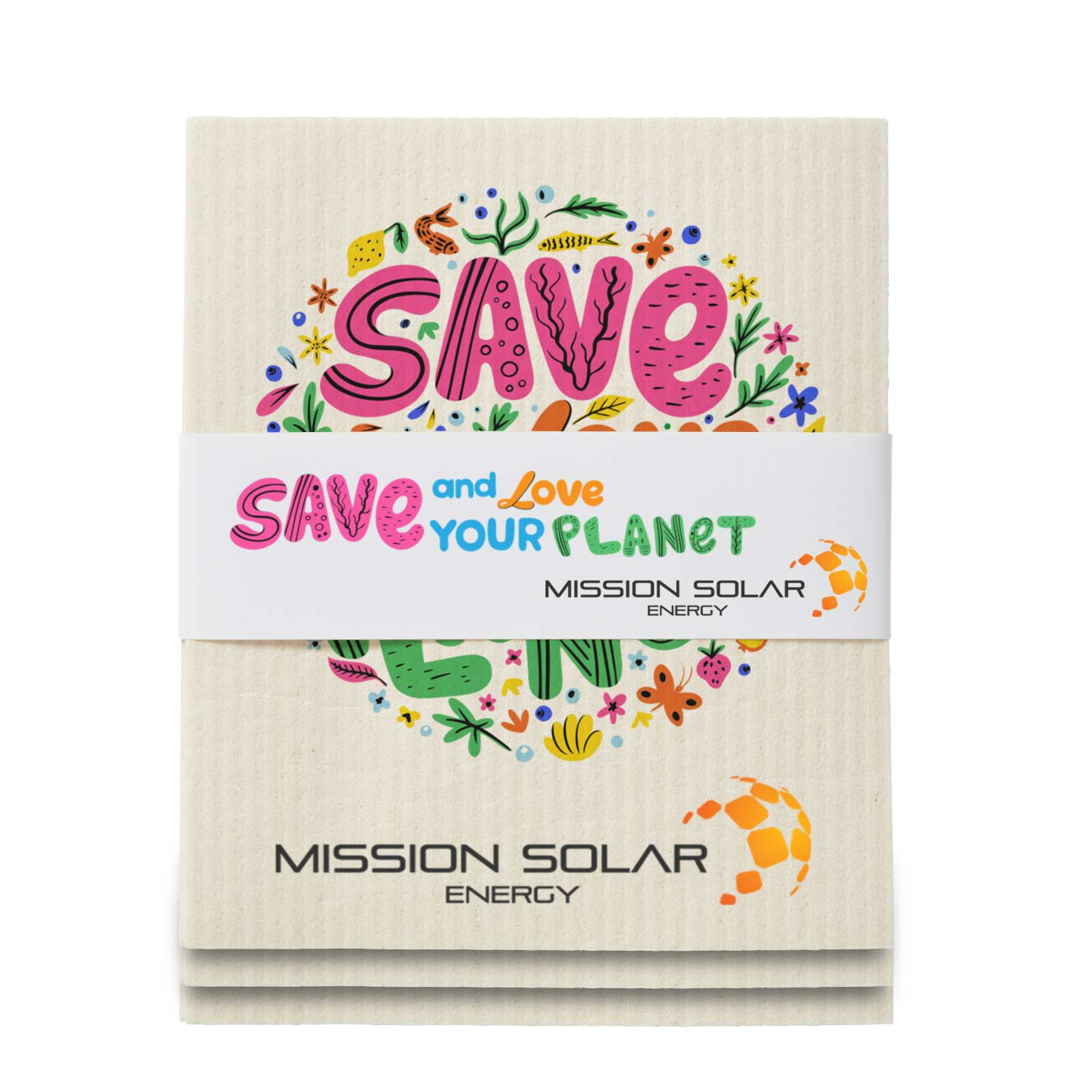 Set of 3 Full Color Swed-ish Dishcloth