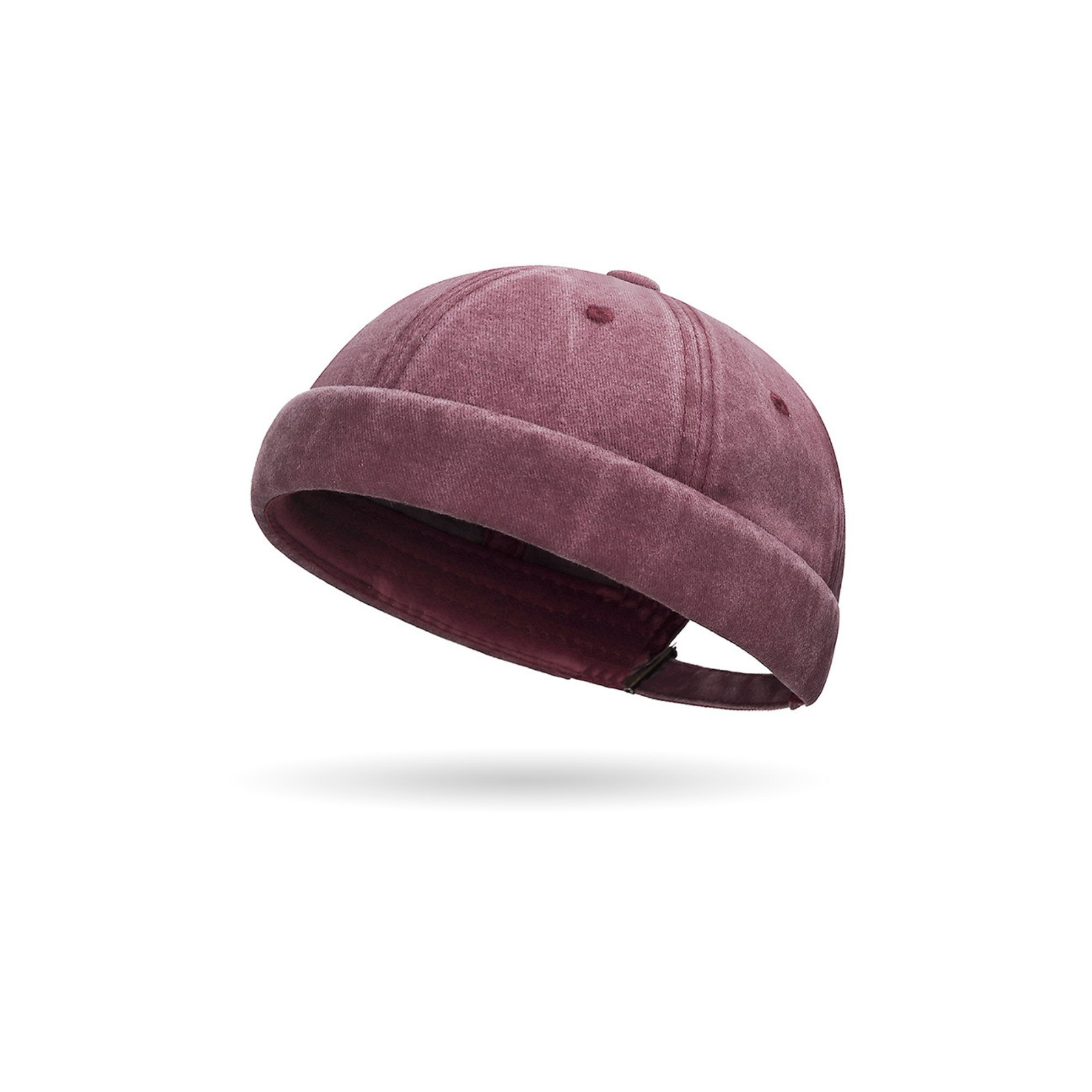 Washed Cotton Brimless Hat 2