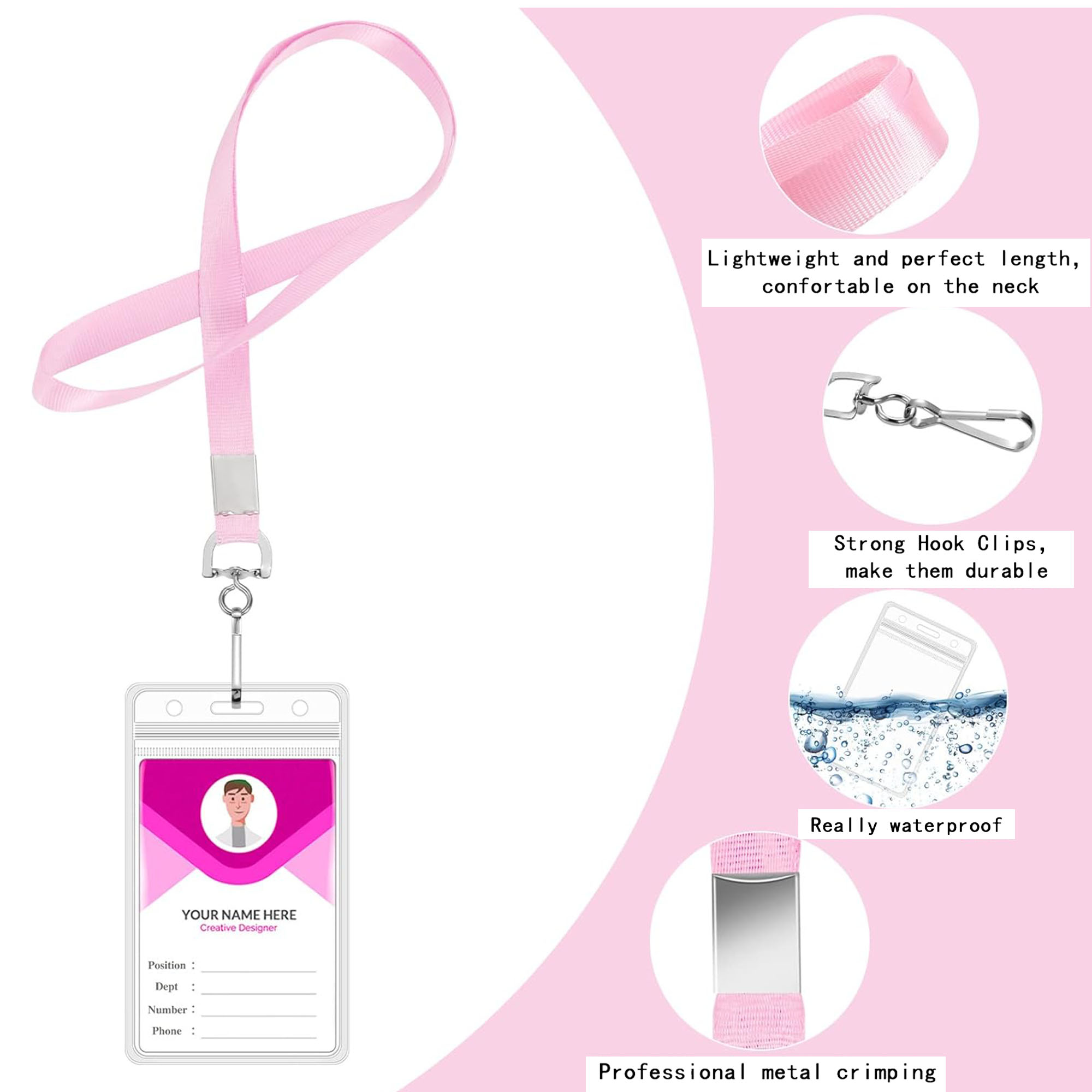 Customized Polyester ID Lanyard 1
