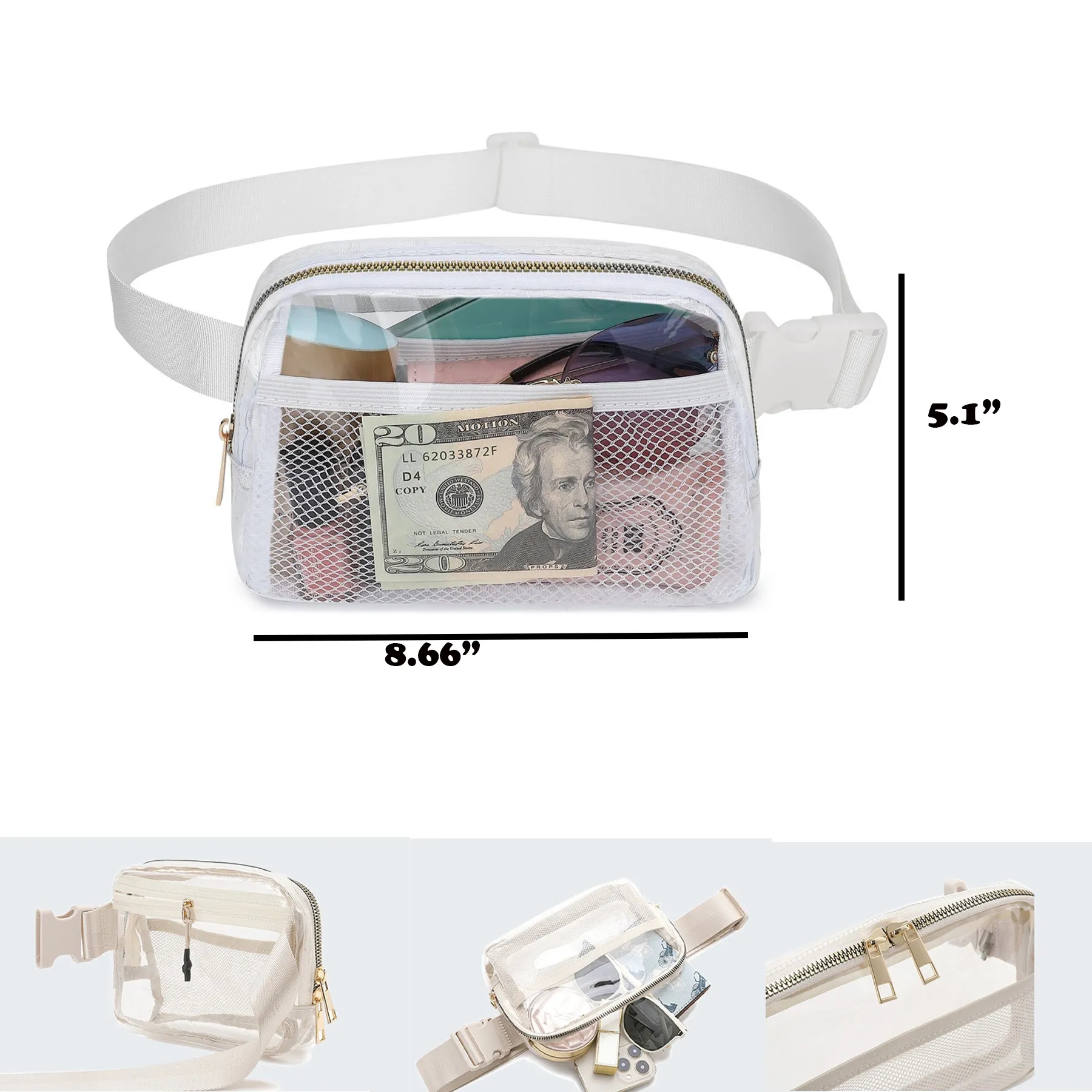 Transparent Fanny pack 2