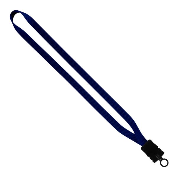 1/2" Smooth Nylon Lanyard with Snap-Buckle Release & O-Ring 11