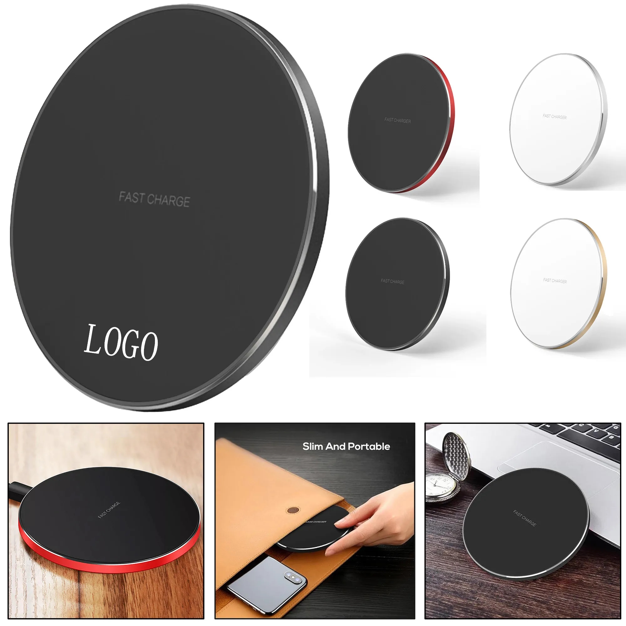Full Color 35W Wireless Fast Charging Pad 2