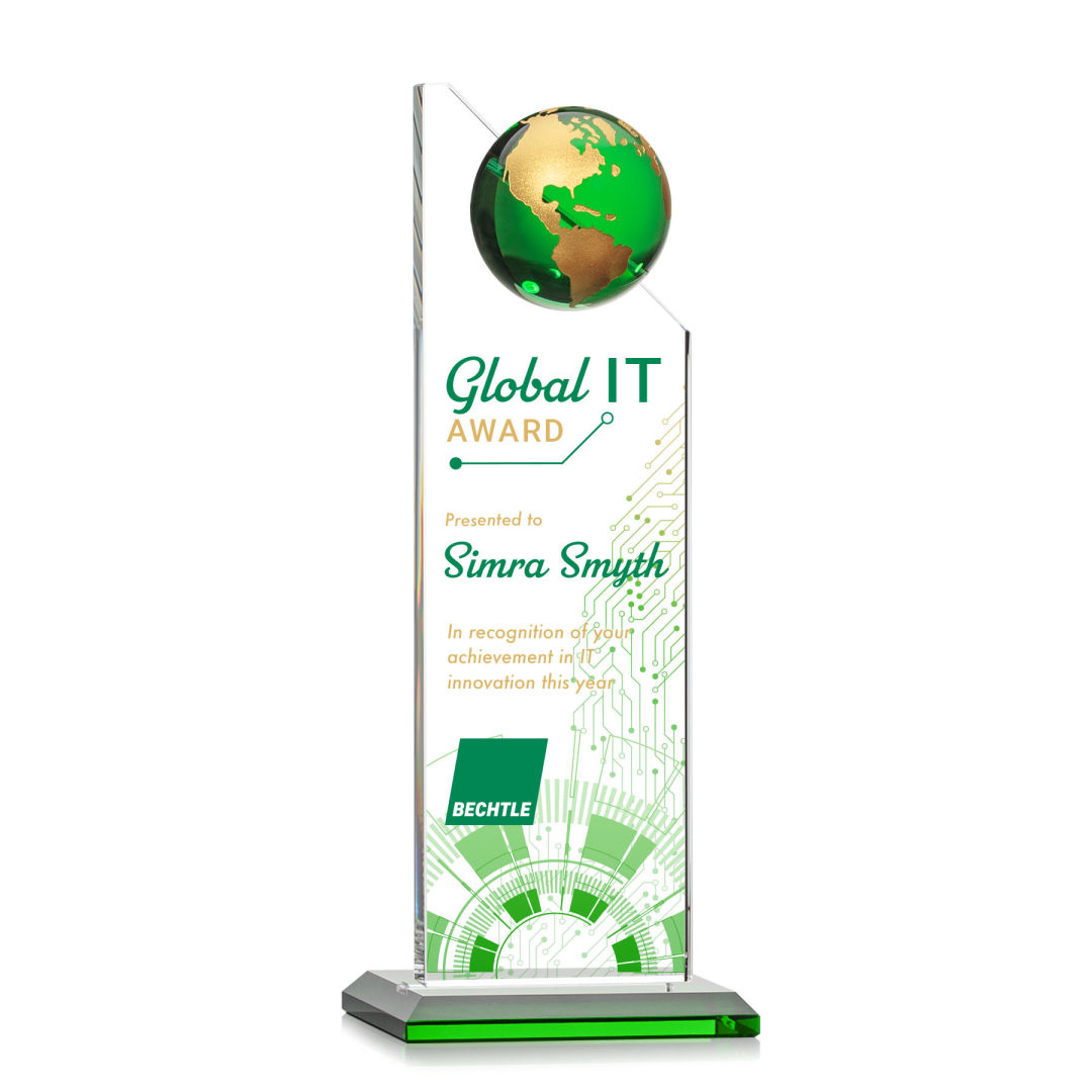 Arden VividPrint™ Award - Green/Gold 7