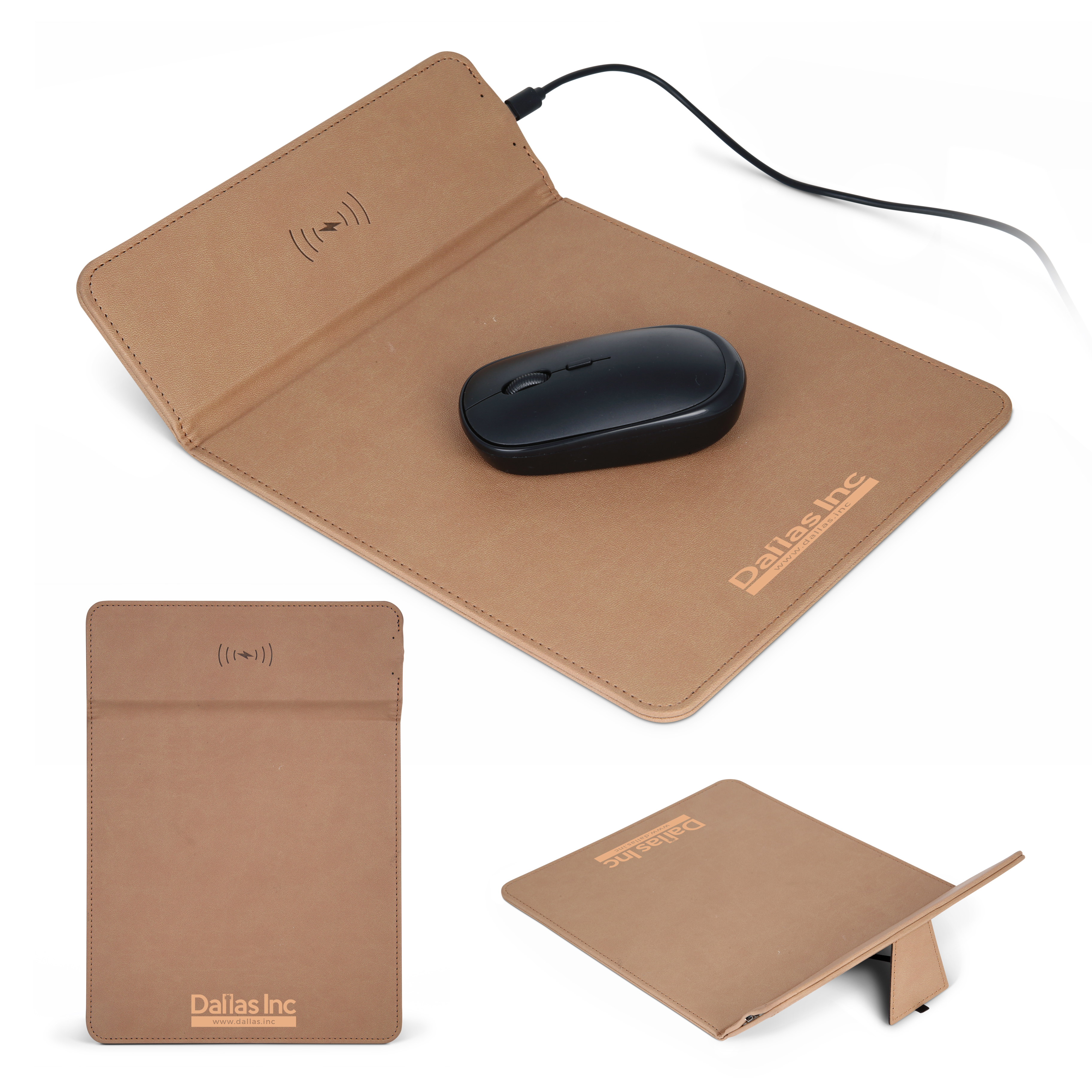 Leatherette Charging Mousepad 4