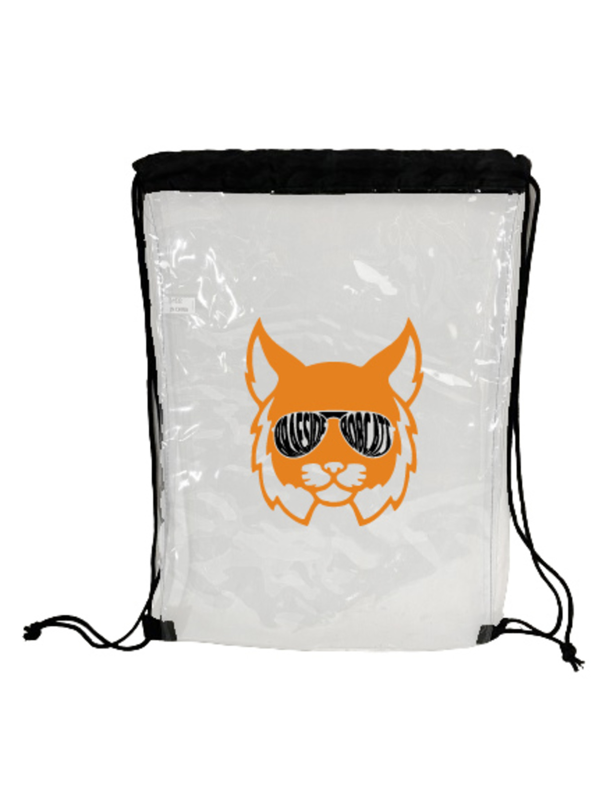 The 13" x 19" Clear Drawstring Backpack 1