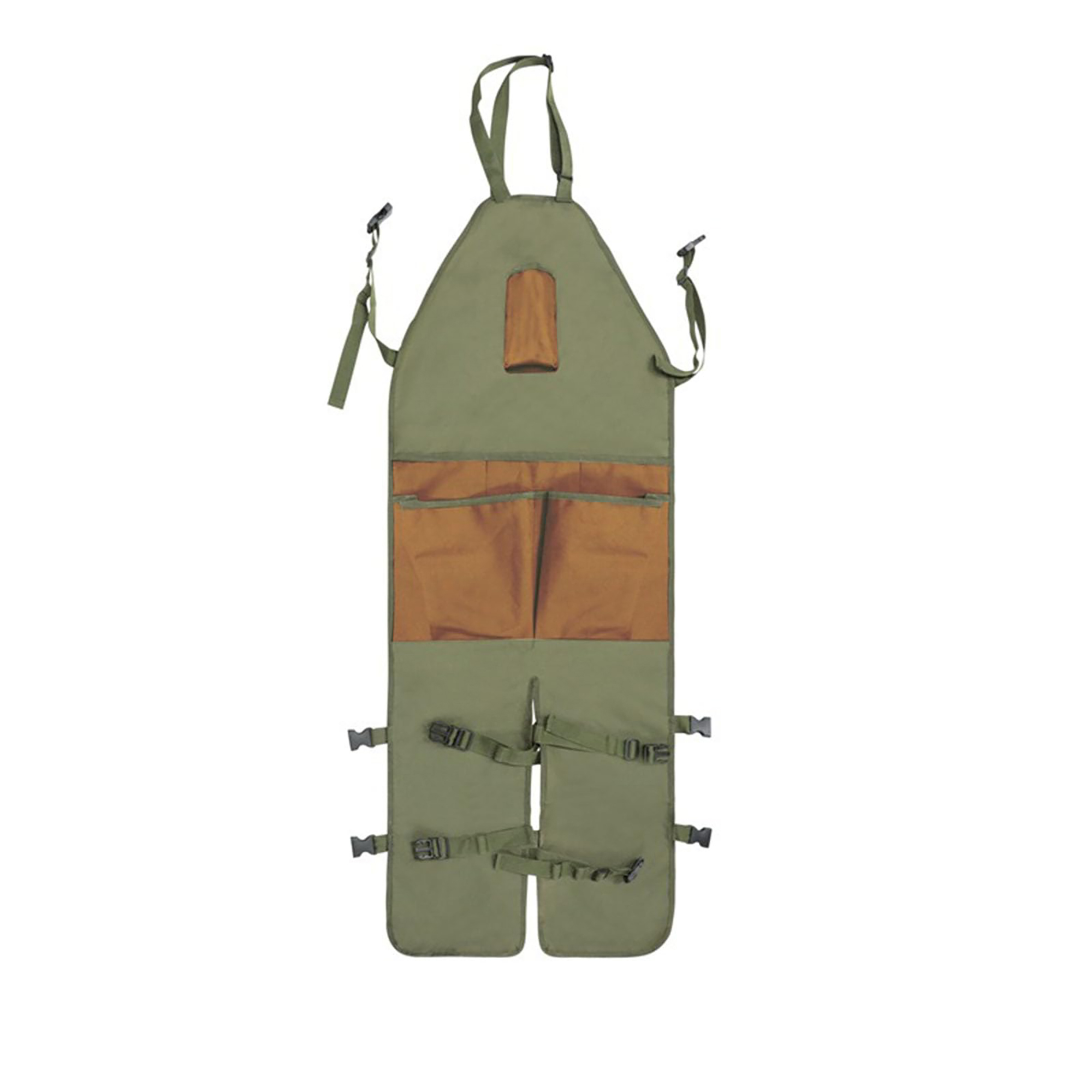 Durable Oxford Fabric Gardening Apron with Extended Coverage and Multiple Pockets 8