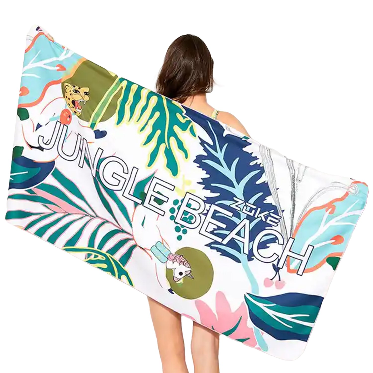 30″ X 60″ Sublimated Silk Touch Velour Beach Towel 8