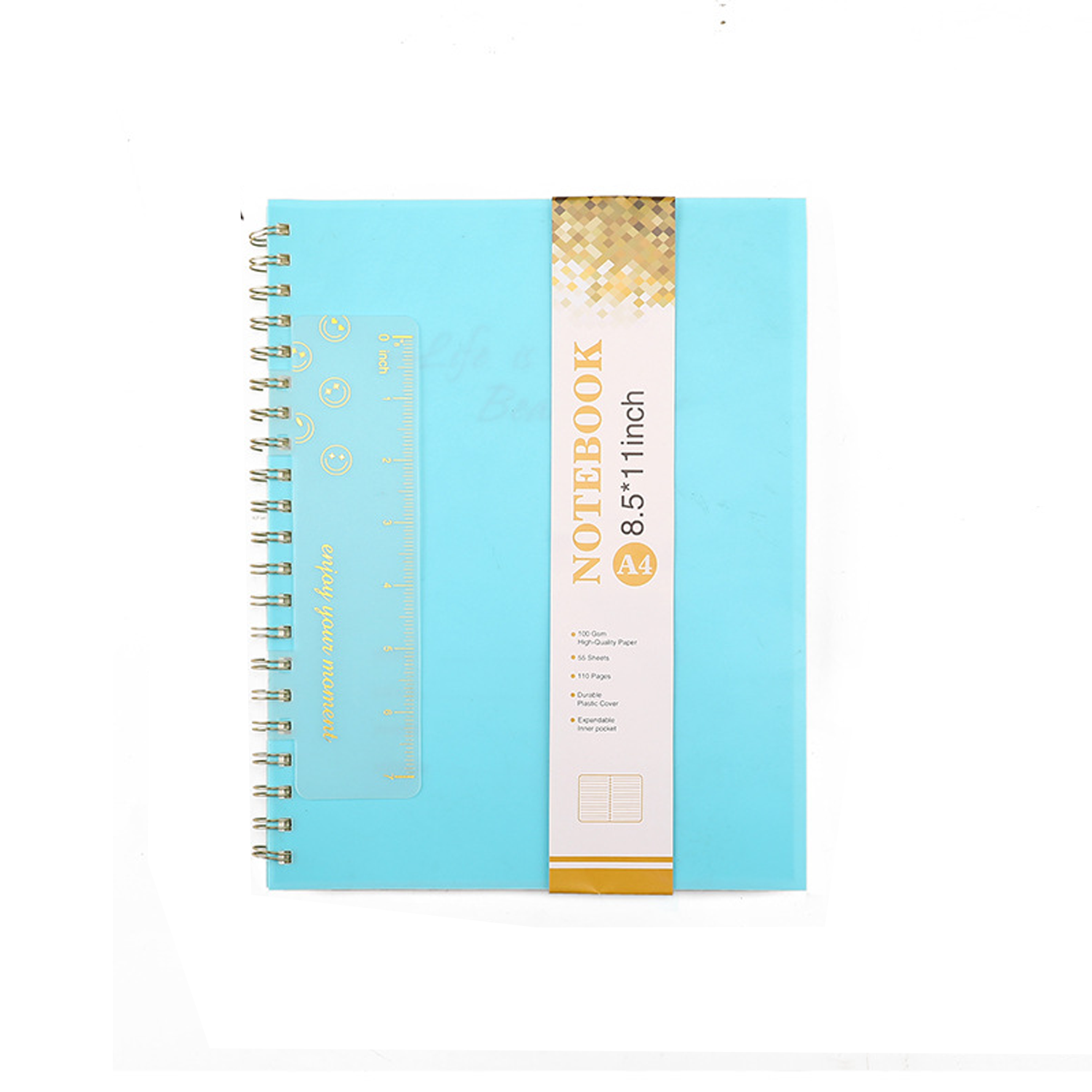A4 Spiral Notebook w/ Ruler 6
