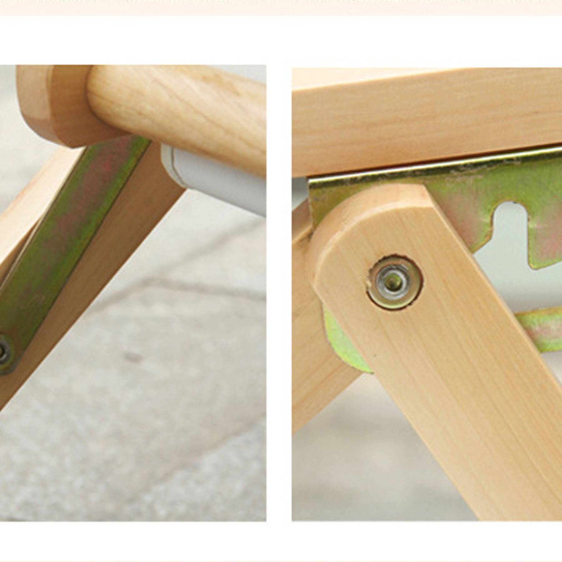 Outdoor solid wood folding chair 6