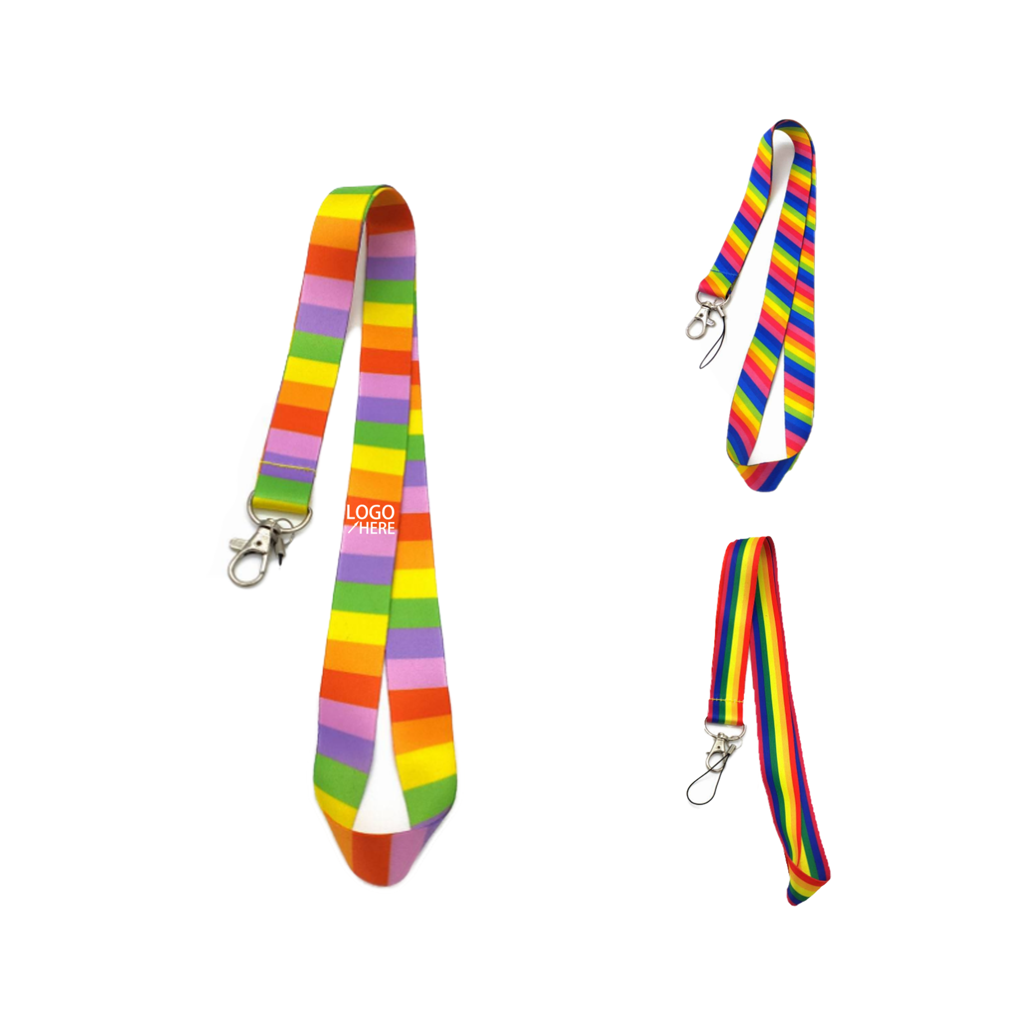 Polyester Rainbow Cartoon Phone Strap 1