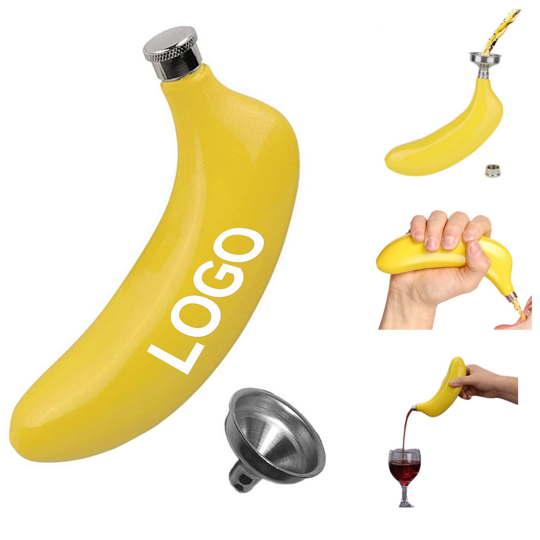 Creative Stainless Steel Banana Wine Pot 1