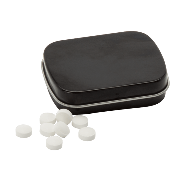 Sugar Free Mints in a Small Rectangular Hinged Tin 6
