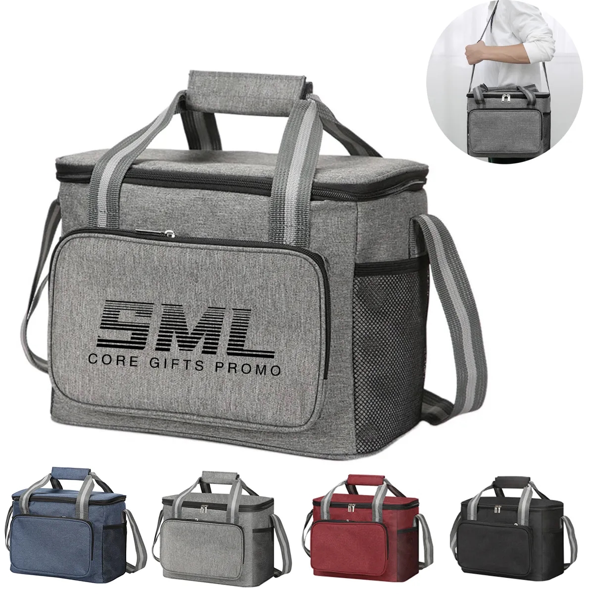 15L Portable Large Capacity Insulated Lunch Box Bag 1