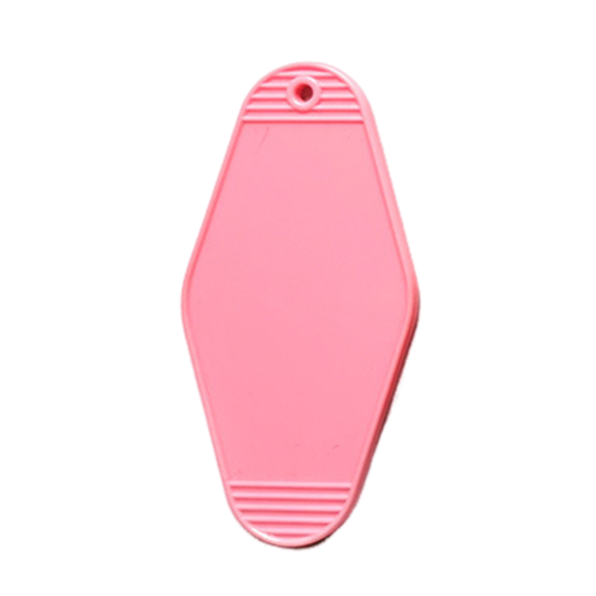 ABS Plastic Retro Hotel Keychain Tag Diamond Shape 3.54" 3