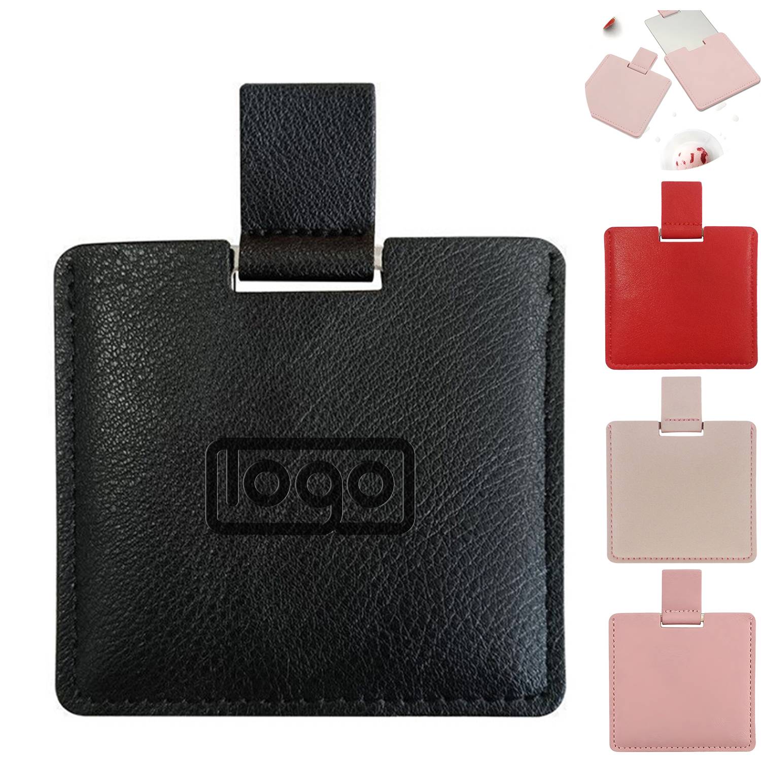 Stainless Steel Card Mirror - Portable & Frameless 2