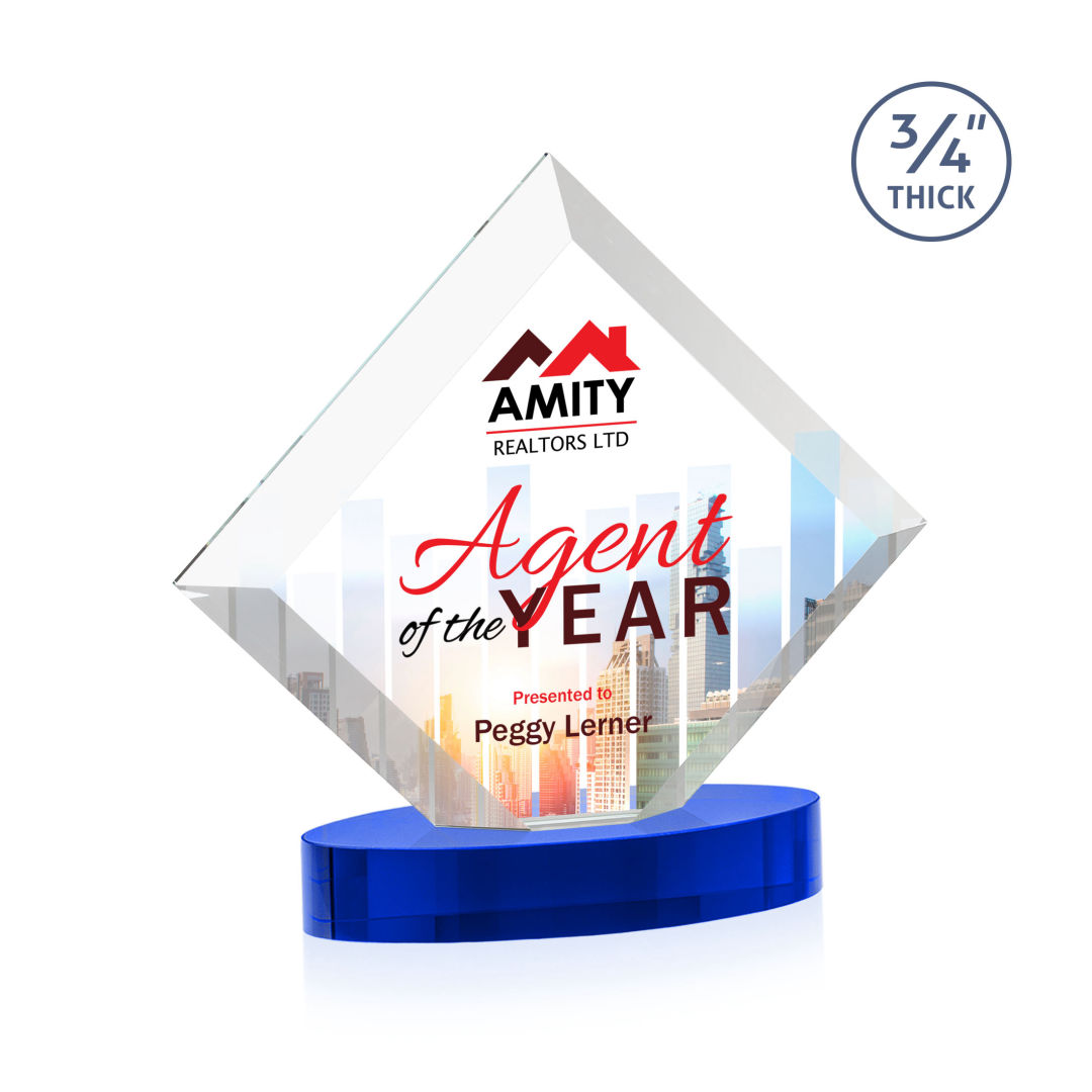 Belaire VividPrint™ Award on Alberton Base - Blue 7