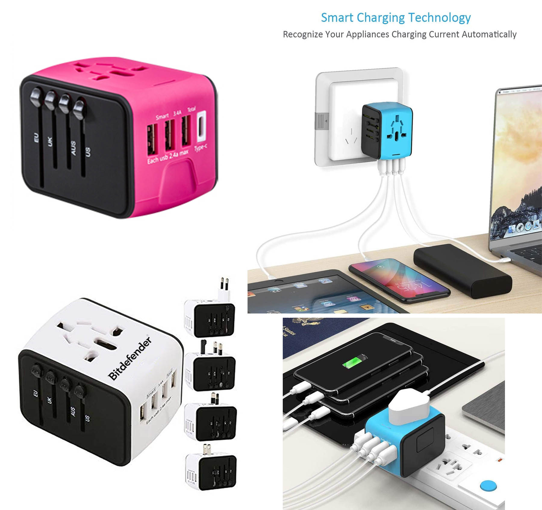 iBank ® Universal Travel Adapter, International Power Adapter 2