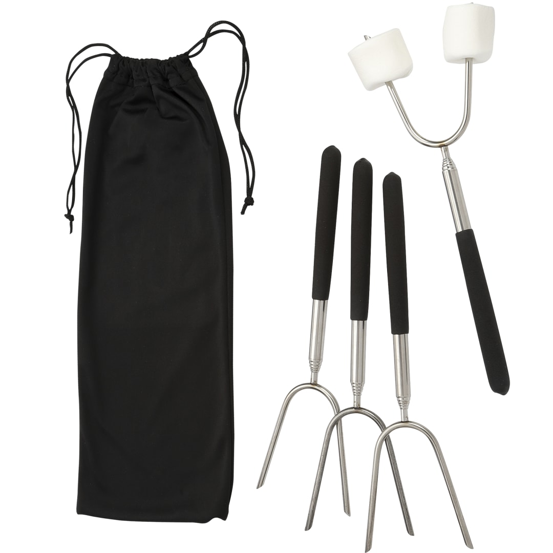 Extendable 34" Roasting Sticks with Carrying Case 23