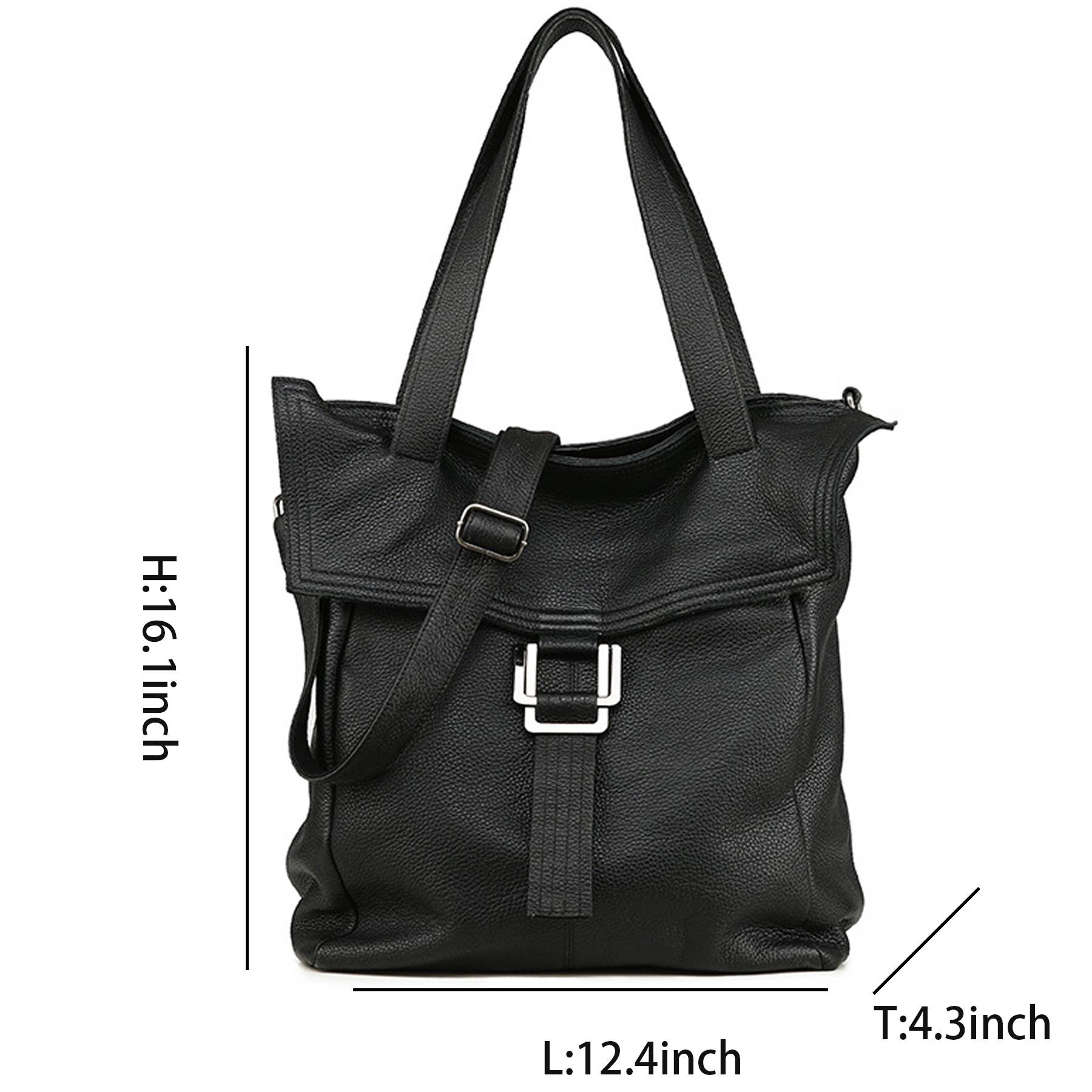 Genuine Leather Tote Shoulder Bag for Women 3