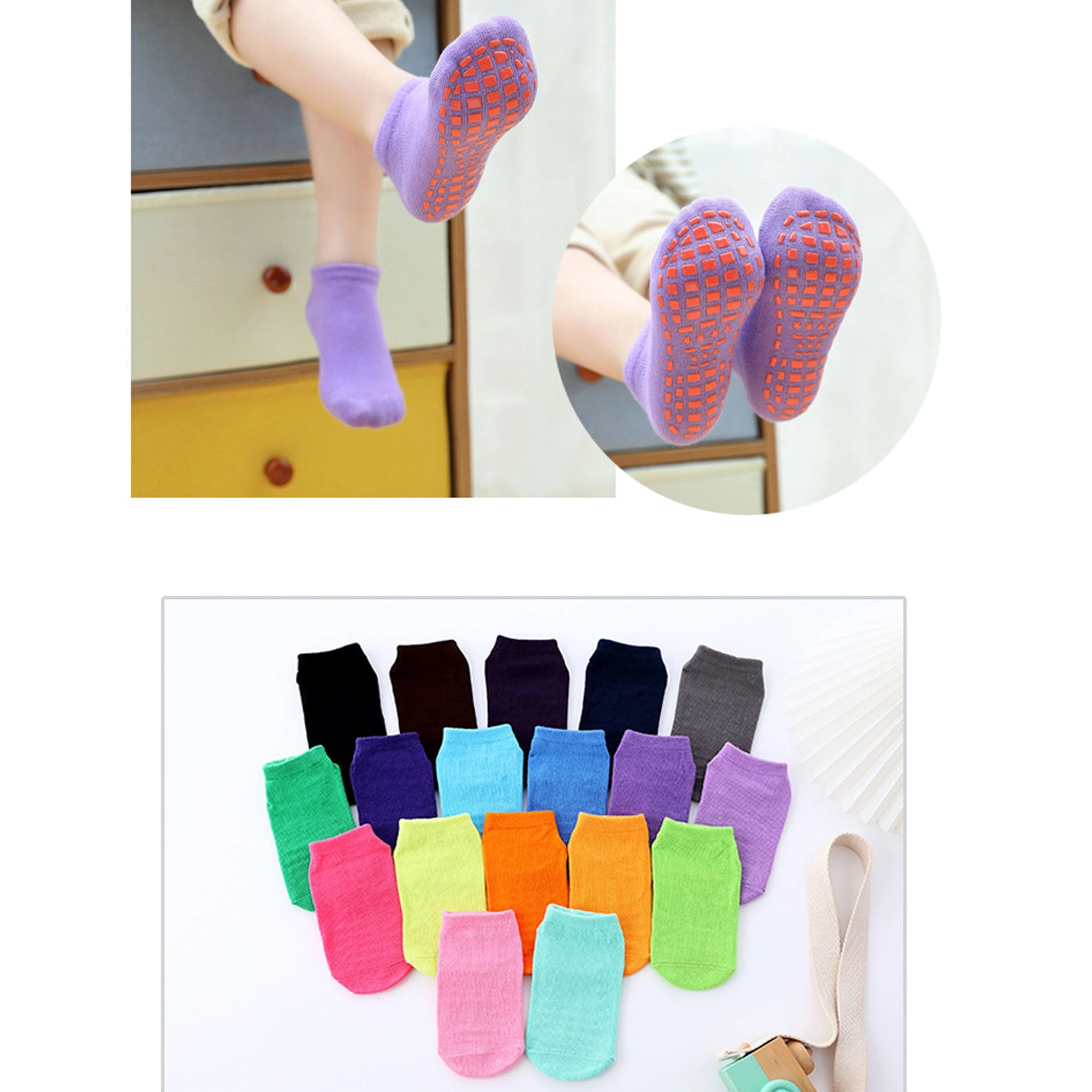 Non Slip Yoga Socks For Kids 2