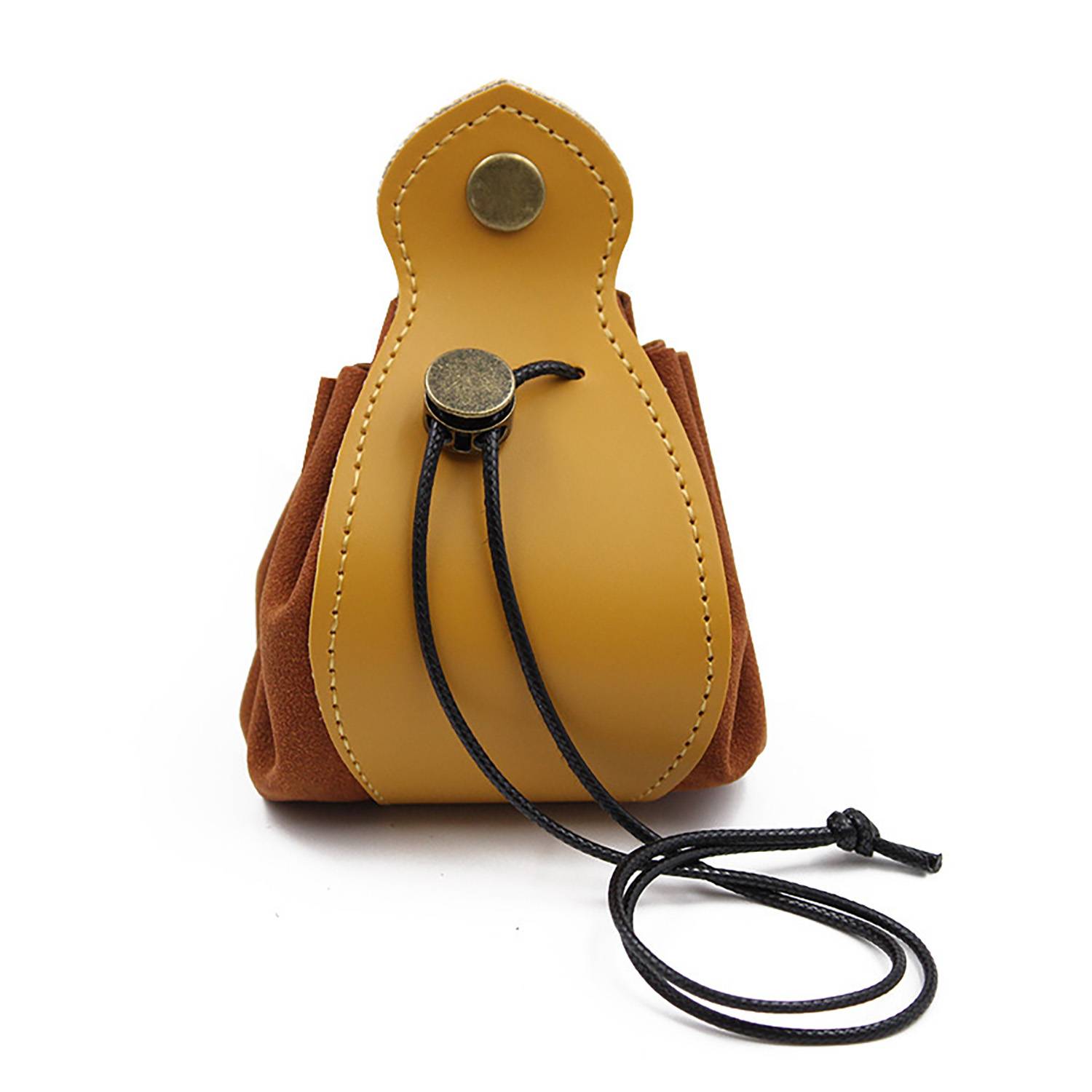 Mini PU Leather Drawstrin Dice Bag 6