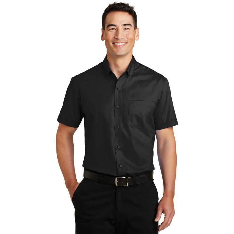 Port Authority Short Sleeve SuperPro Twill Shirt. 18