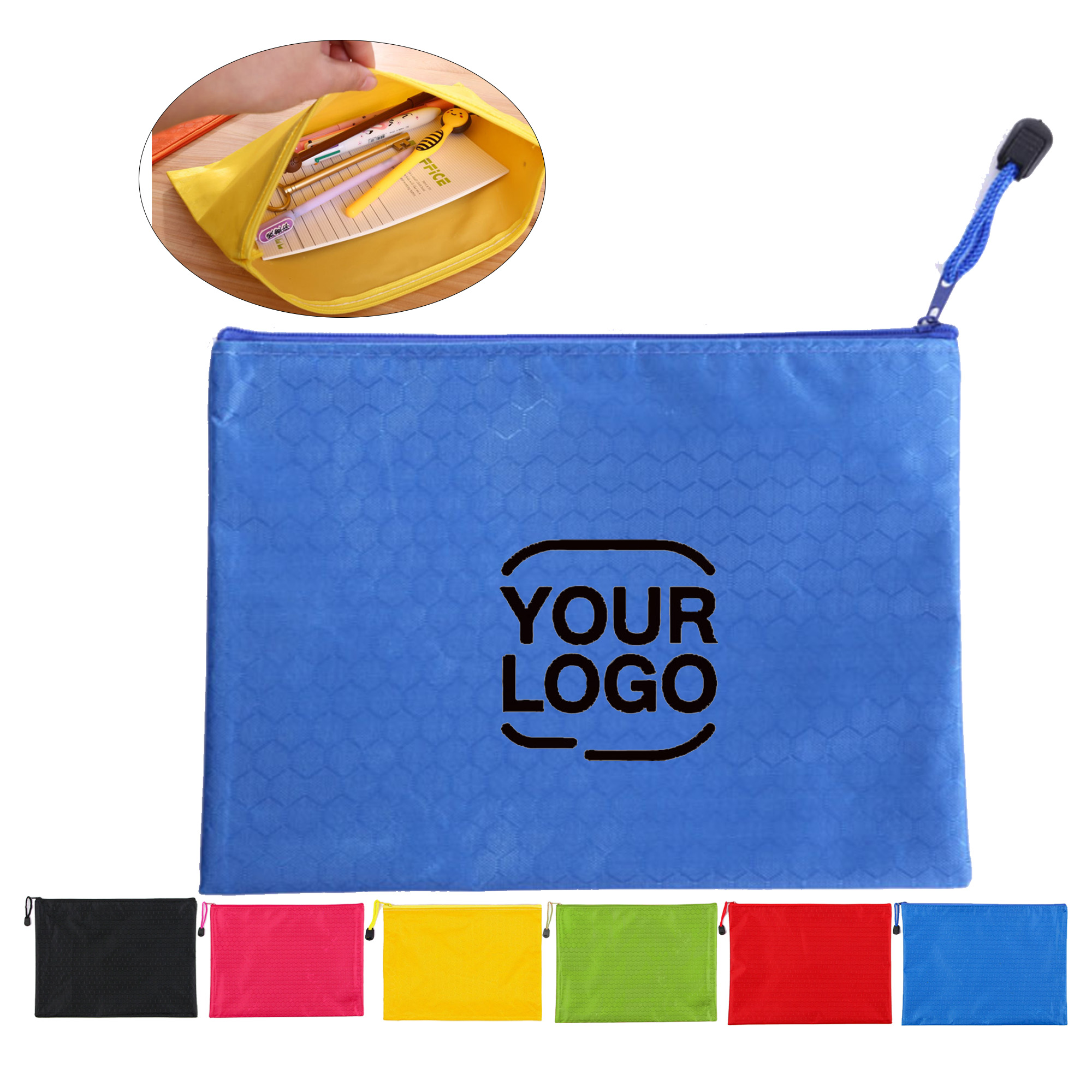 Oxford Zipper File Bag 1