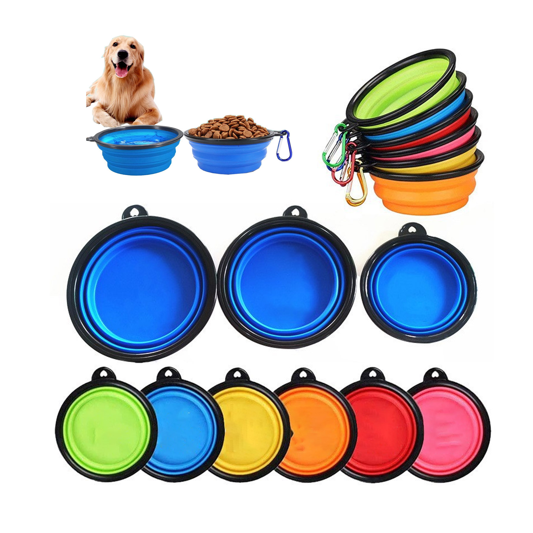 12oz Collapsible Pet Bowl 1