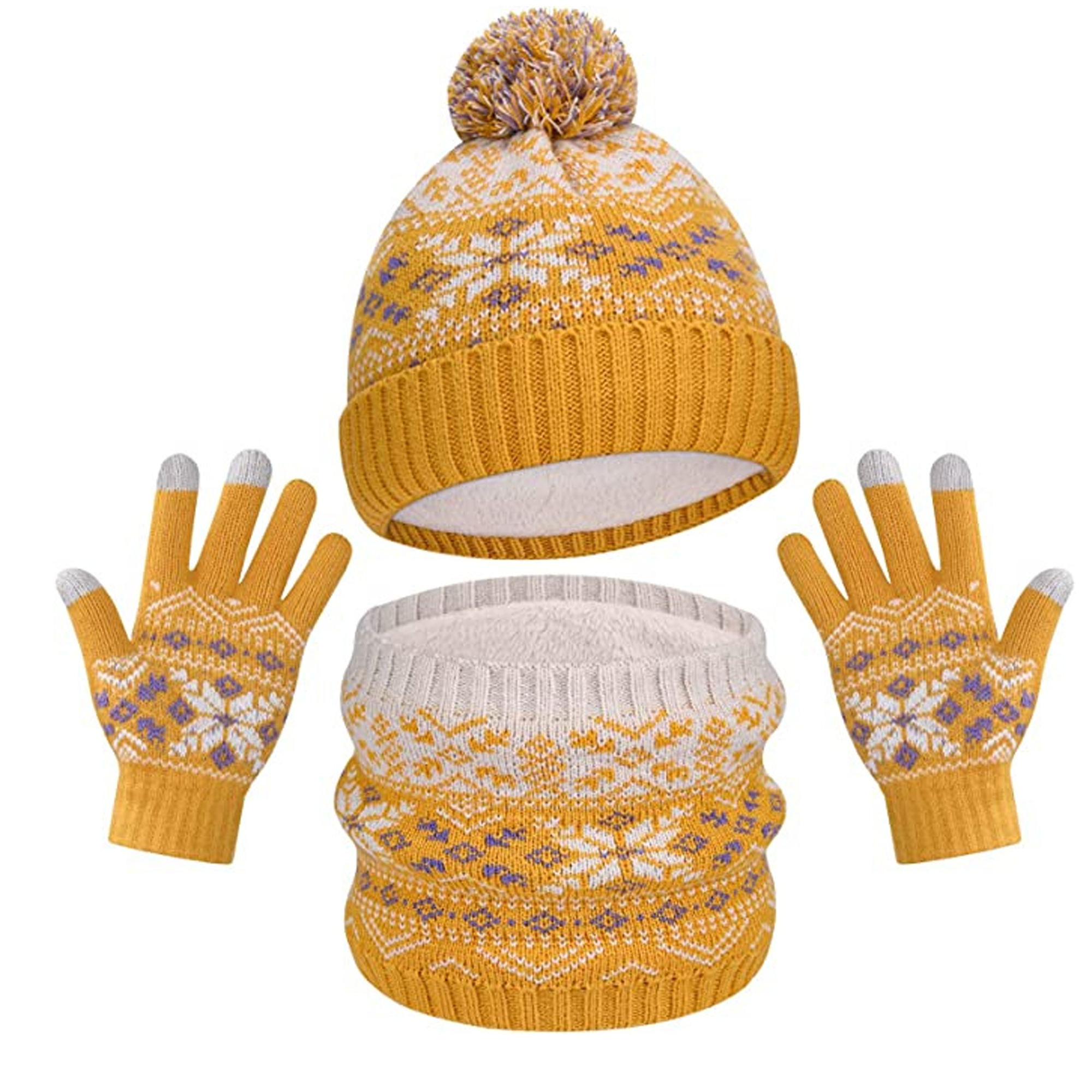 Warm Kids 3-Piece Set (Hat, Scarf, Gloves) MOQ 20 1