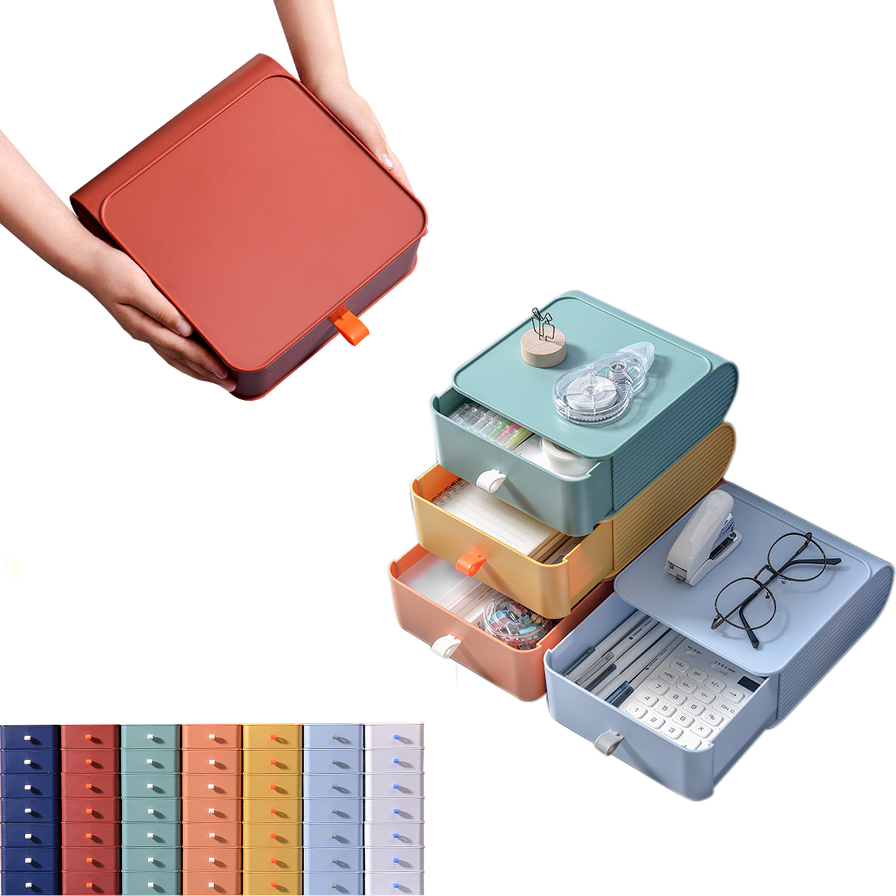 Drawer Type Desktop Storage Box 2