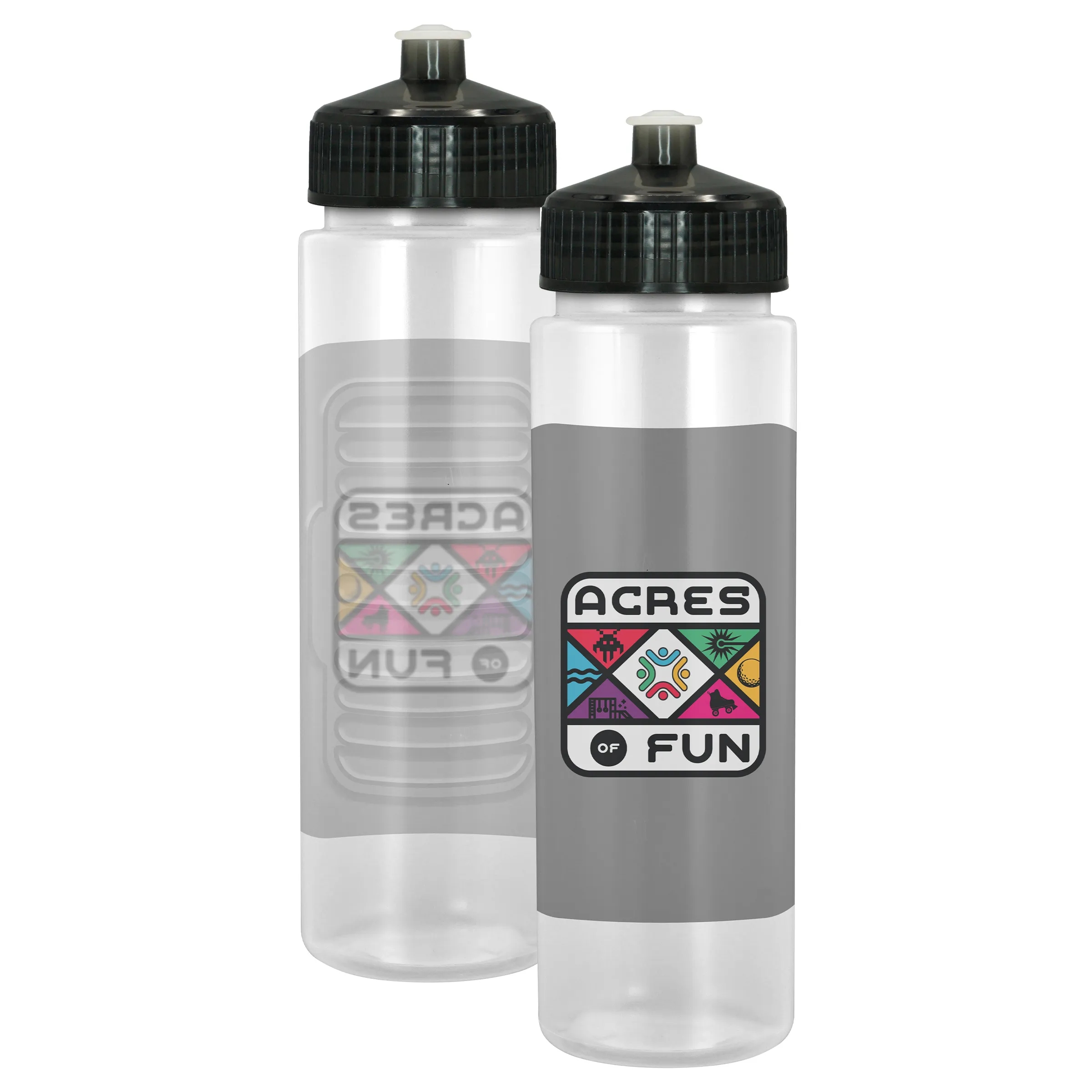 Sporty 24 oz. Full Color Debossed Bottle 14