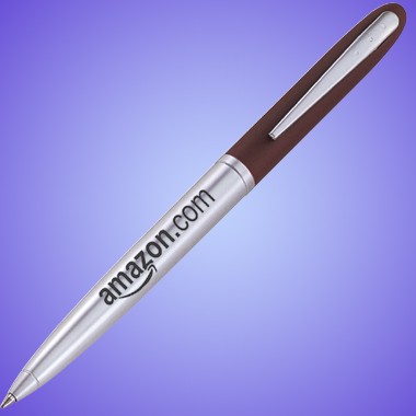 BALL PEN W/ BURGUNDY CAP & SILVER BARREL 2